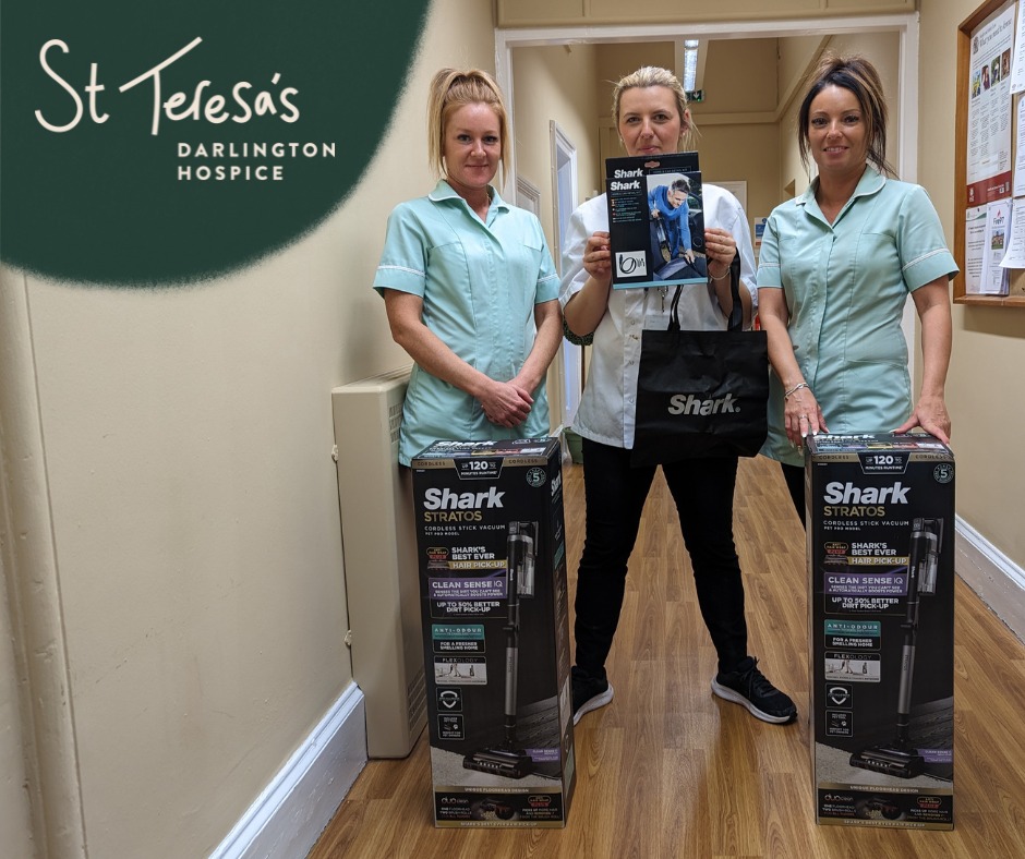 st teresa's darlington hospice vacuum grant