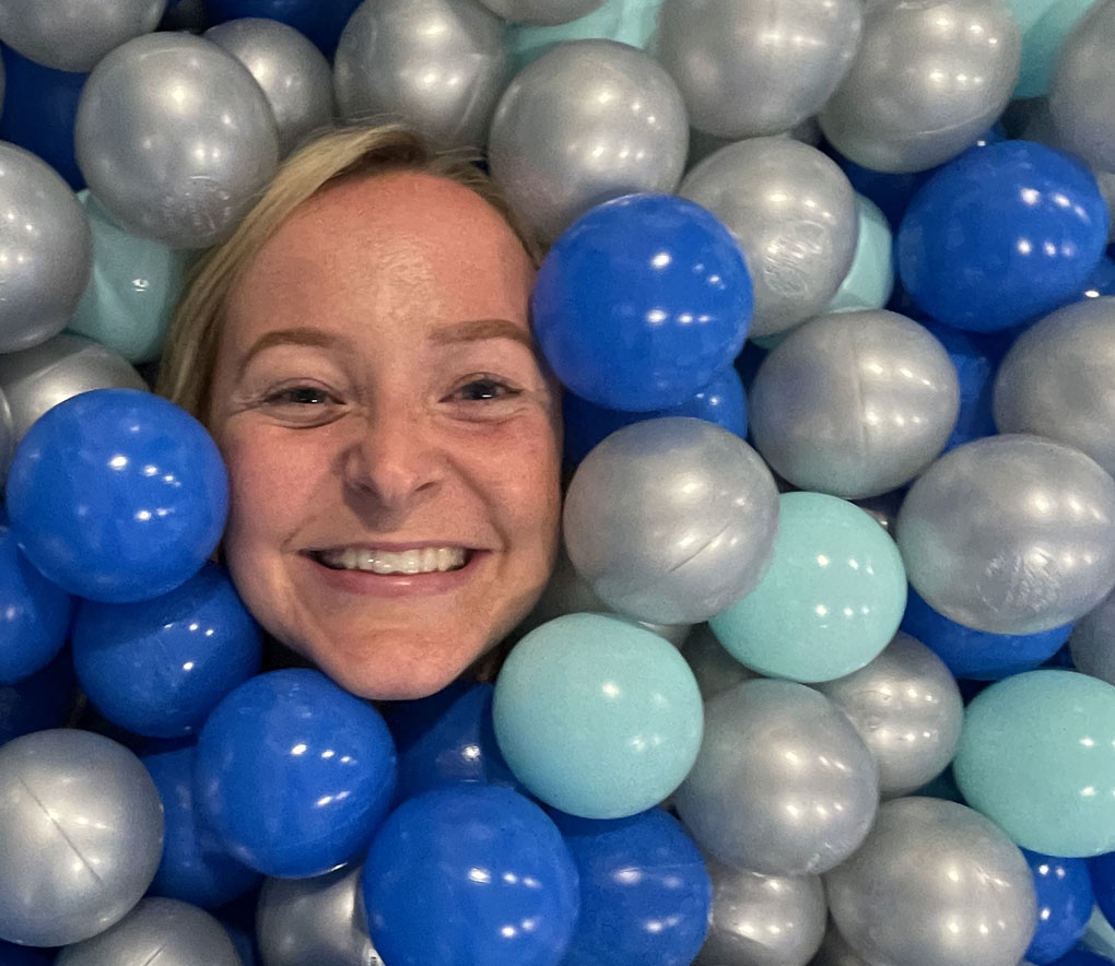 ballpit in a uk hospice