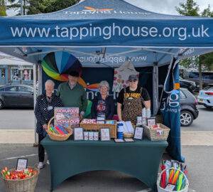 gazebos bought for tapping house hospice with a grant from hospice aid uk