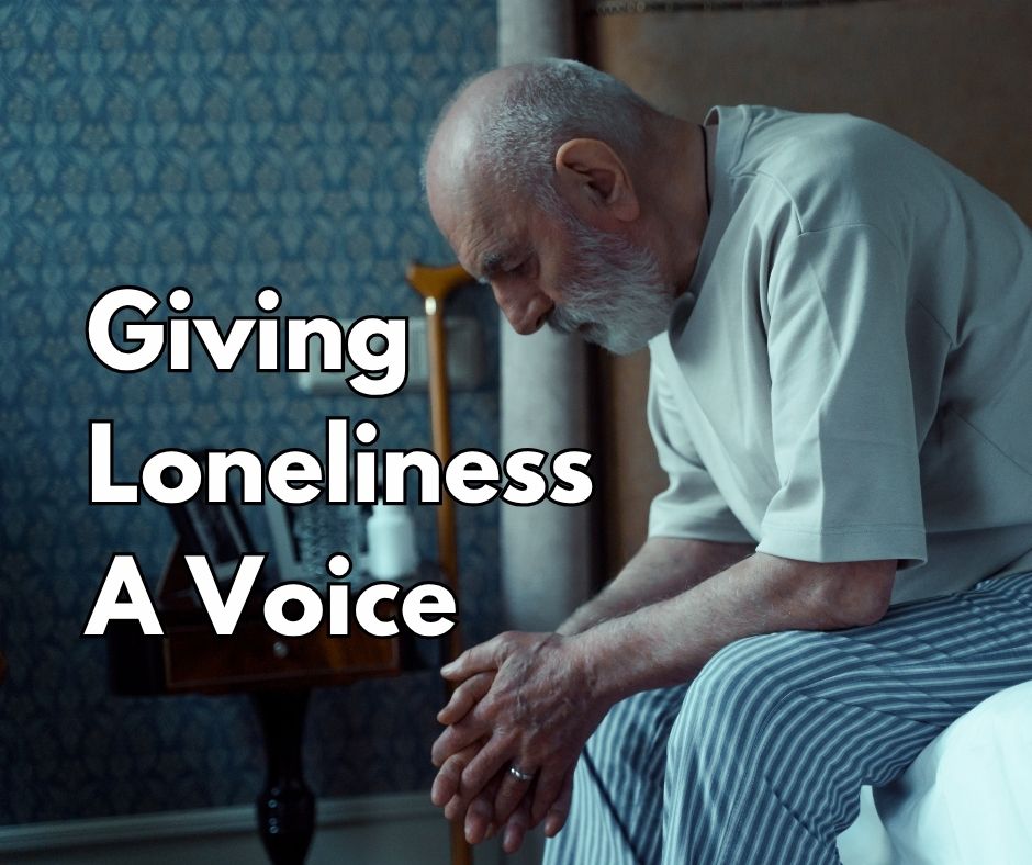 An older man in profile, sat on the edge of his bed, deep in thought